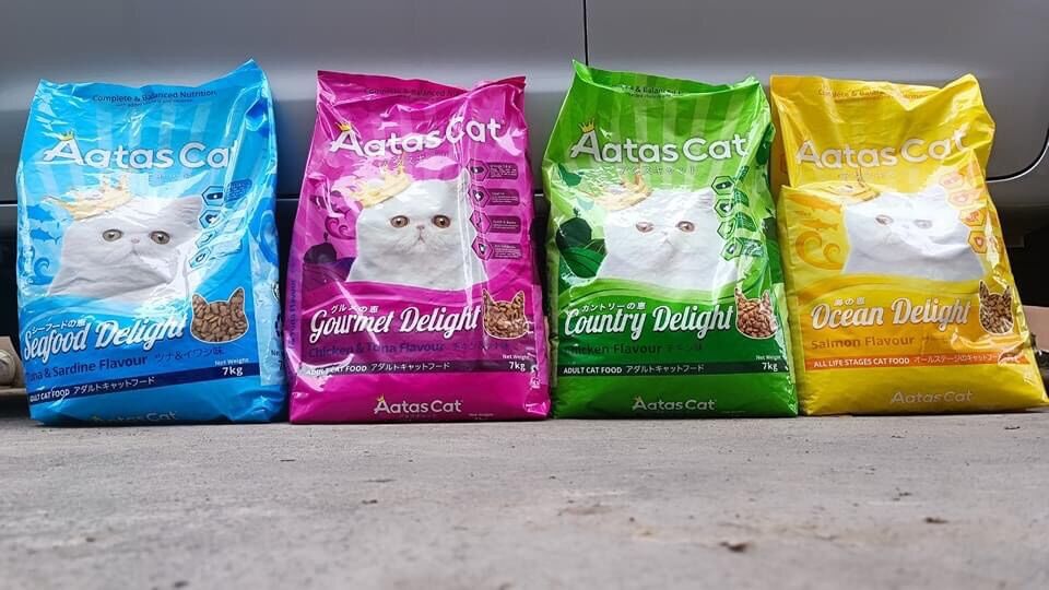 THỨC ĂN HẠT CHO MÈO AATAS CAT DELIGHT [ 1.2Kg & 7Kg ]