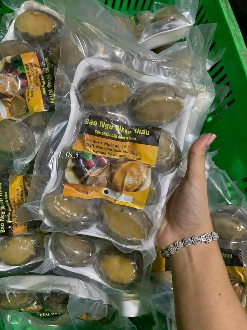 0,5kg Bào ngư Hàn Quốc (size 9-10 con/0,5kg) GIAO LIỀN