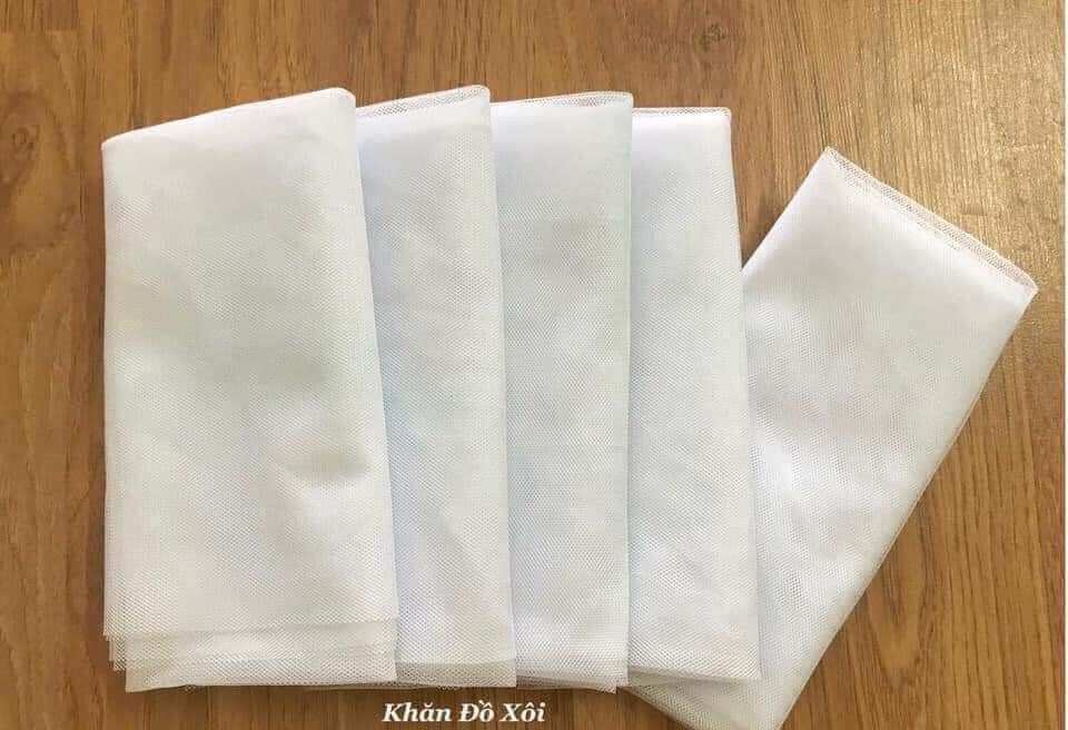 Khăn vải hấp xôi kích thước 1m x 1m