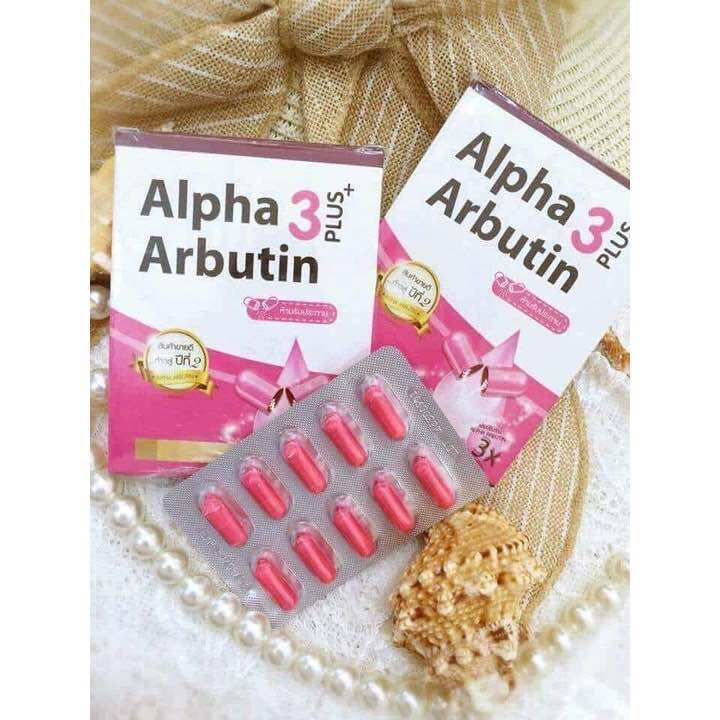 Viên kích trắng thái lan alpha arbutin - hộp 10 viên