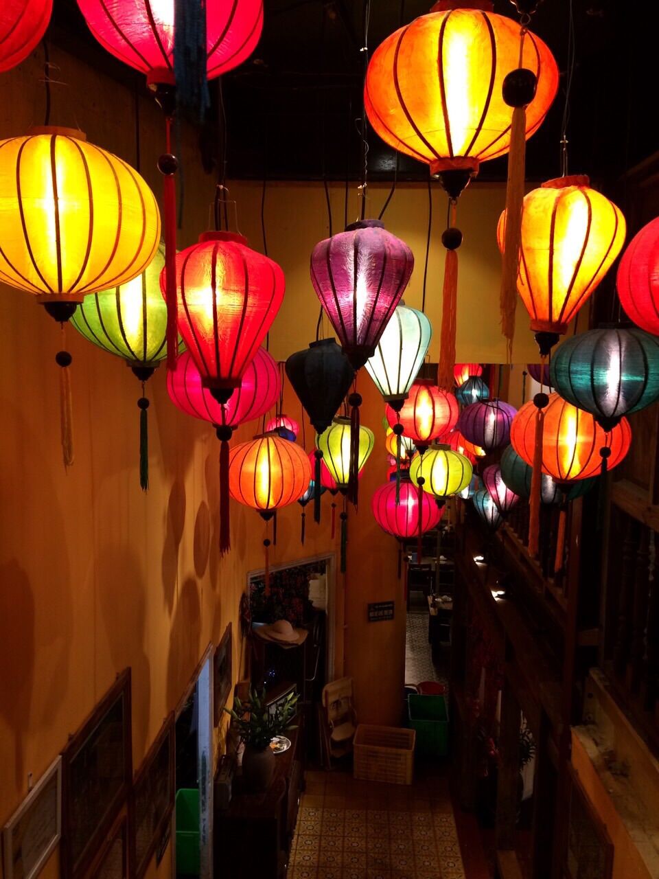 Đèn lồng Hội An 30cm -Dáng Tỏi