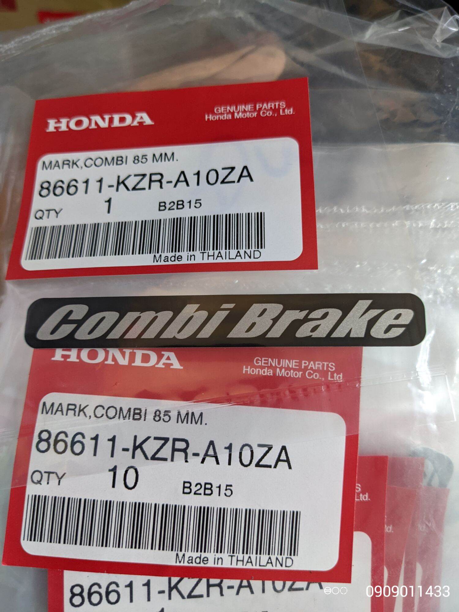 Tem Combi Brake 85mm dán dè trước Vario/Click