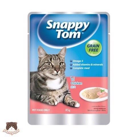 [HCM]PATE SNAPPY TOM DÀNH CHO MÈO GỒM 4 VỊ DẠNG GÓI