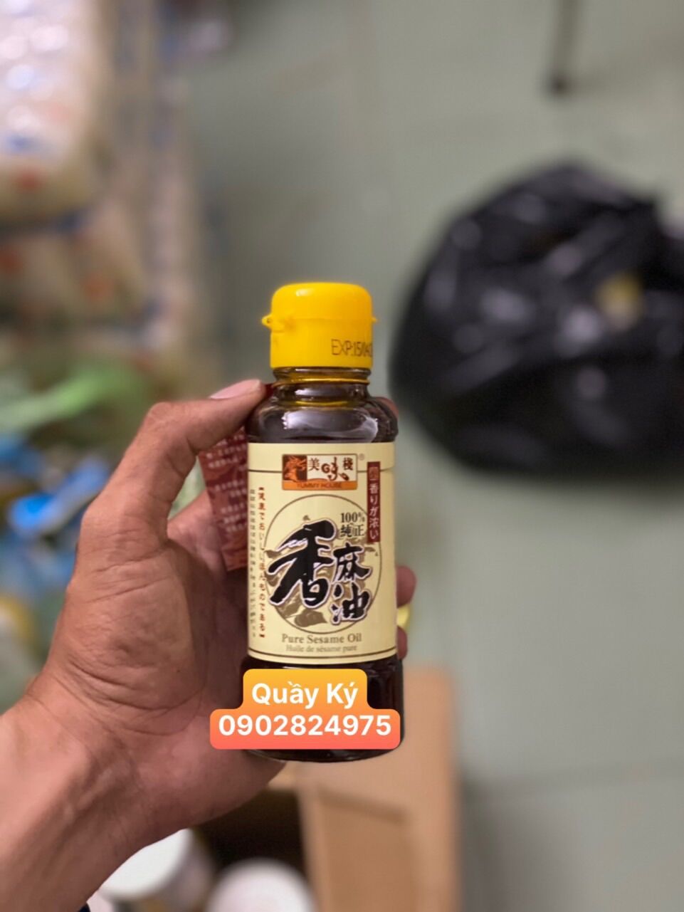 Dầu mè yummy house 150ml/ 100% nguyên chất/ dầu mè hong kong