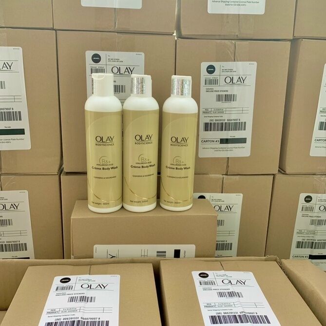 Sữa tắm dưỡng trắng Olay Creme Body Wash B3 + VitaminC 300ml