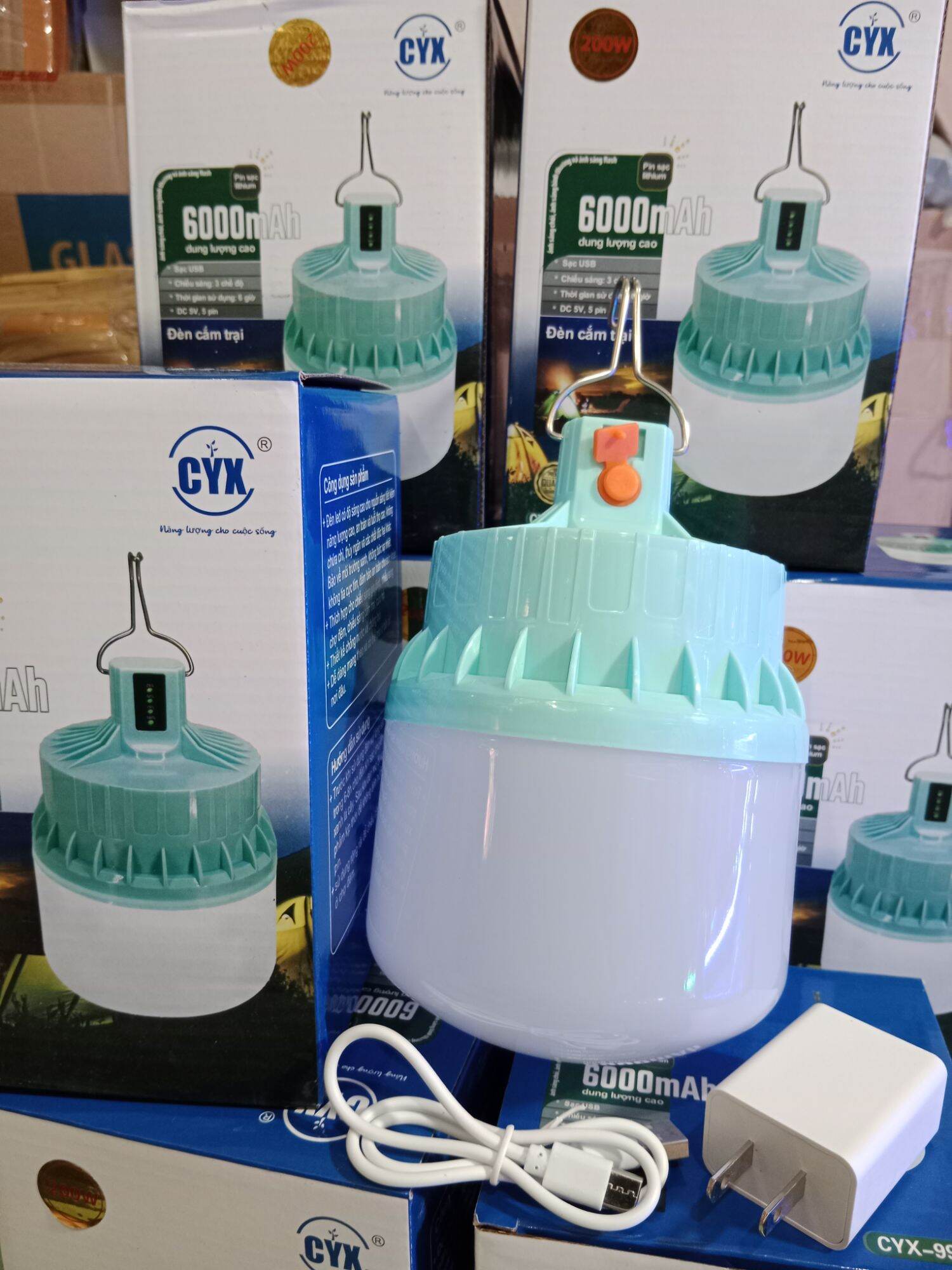 Bóng đèn sạc tích điện 200W [3 chế độ]