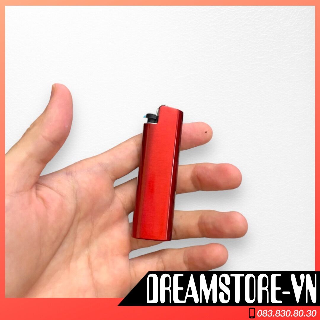 Vỏ Bật Lửa Cricket Original Kim Loại Trơn - Kèm Ruột