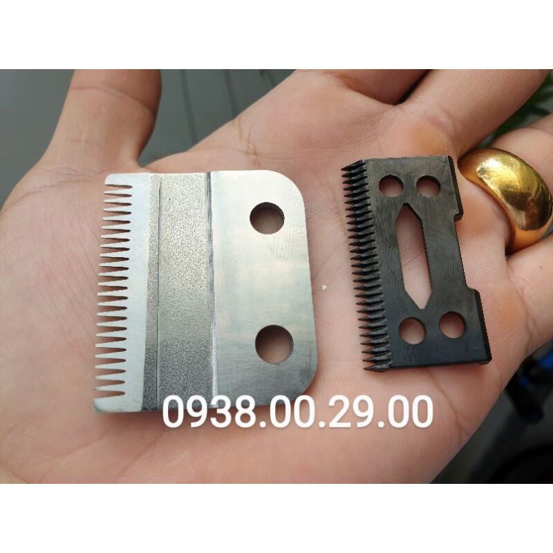 Lưỡi Sứ Tông Đơ Cắt Tóc Cao Cấp Cho Máy Kemei, Surker, Jame, Bộ Lưỡi Sứ Carbon Cắt Ngọt Chạy Êm. (Ảnh Thật). 