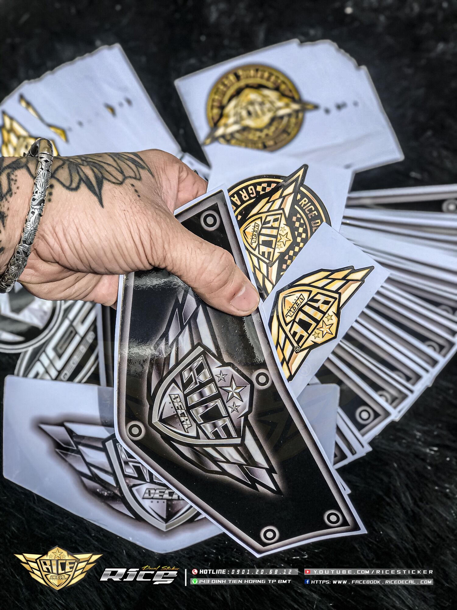 Tem đầu sirius helo ricedecal®️