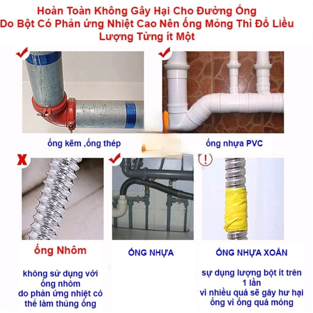 bột thông cống bồn cầu