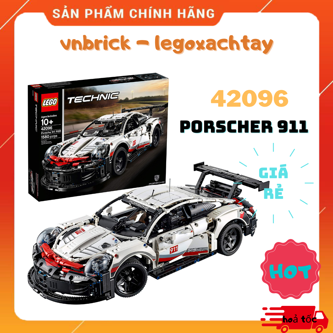 [100% chính hãng]  LEGO Technic 42096 Siêu Xe Porsche 911