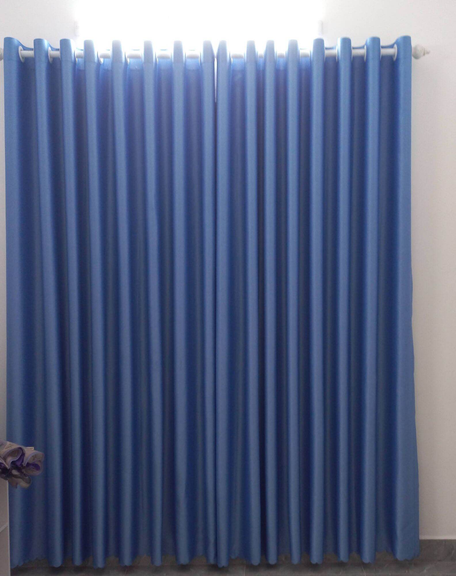 Rèm màu xanh rèm cửa sổ rèm phòng khách rèm phòng ngủ rèm văn phòng