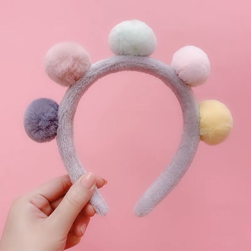 Bờm, cài tóc, cục bông mịn màu sắc Meily Store