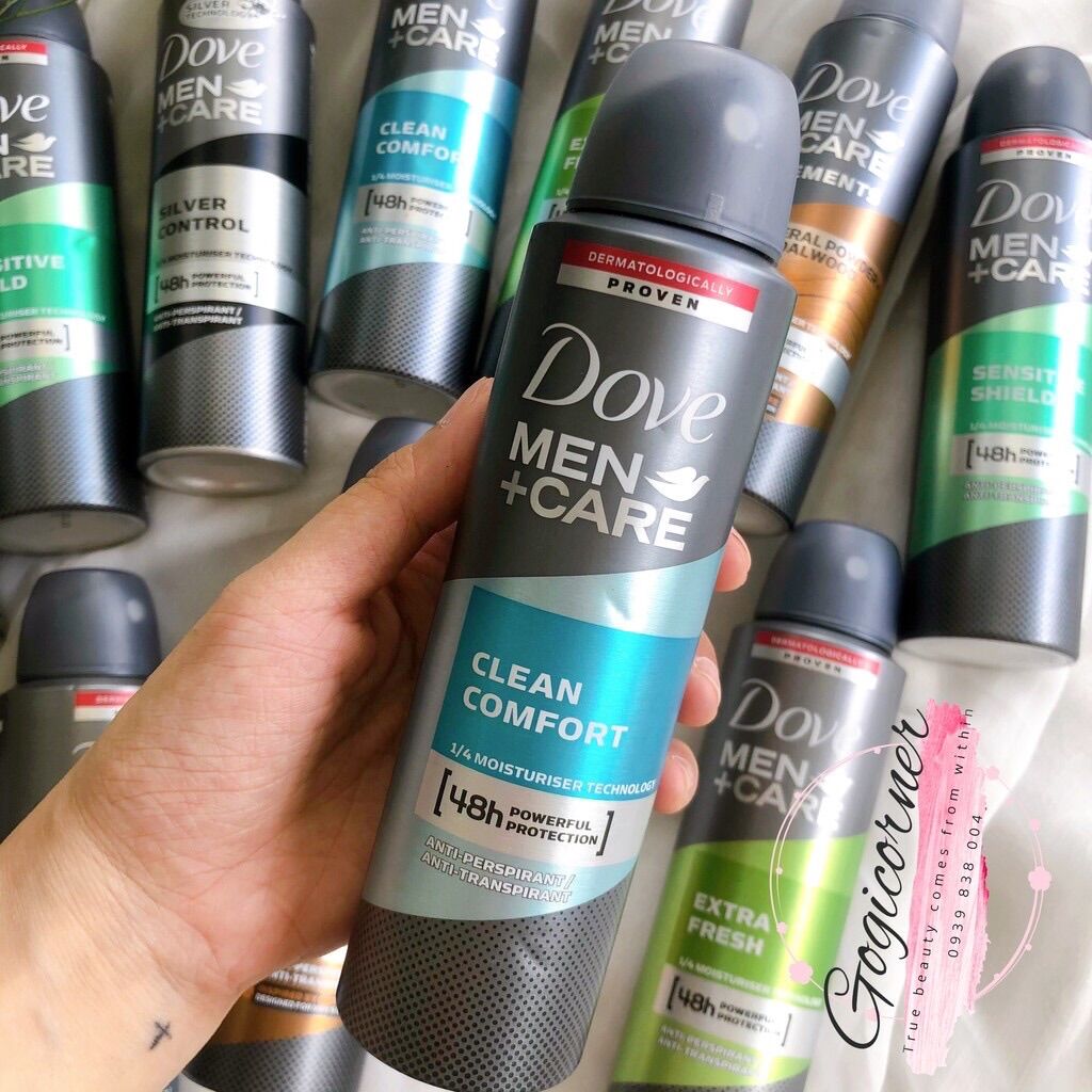 XỊT KHỬ MÙI DOVE MEN CARE
