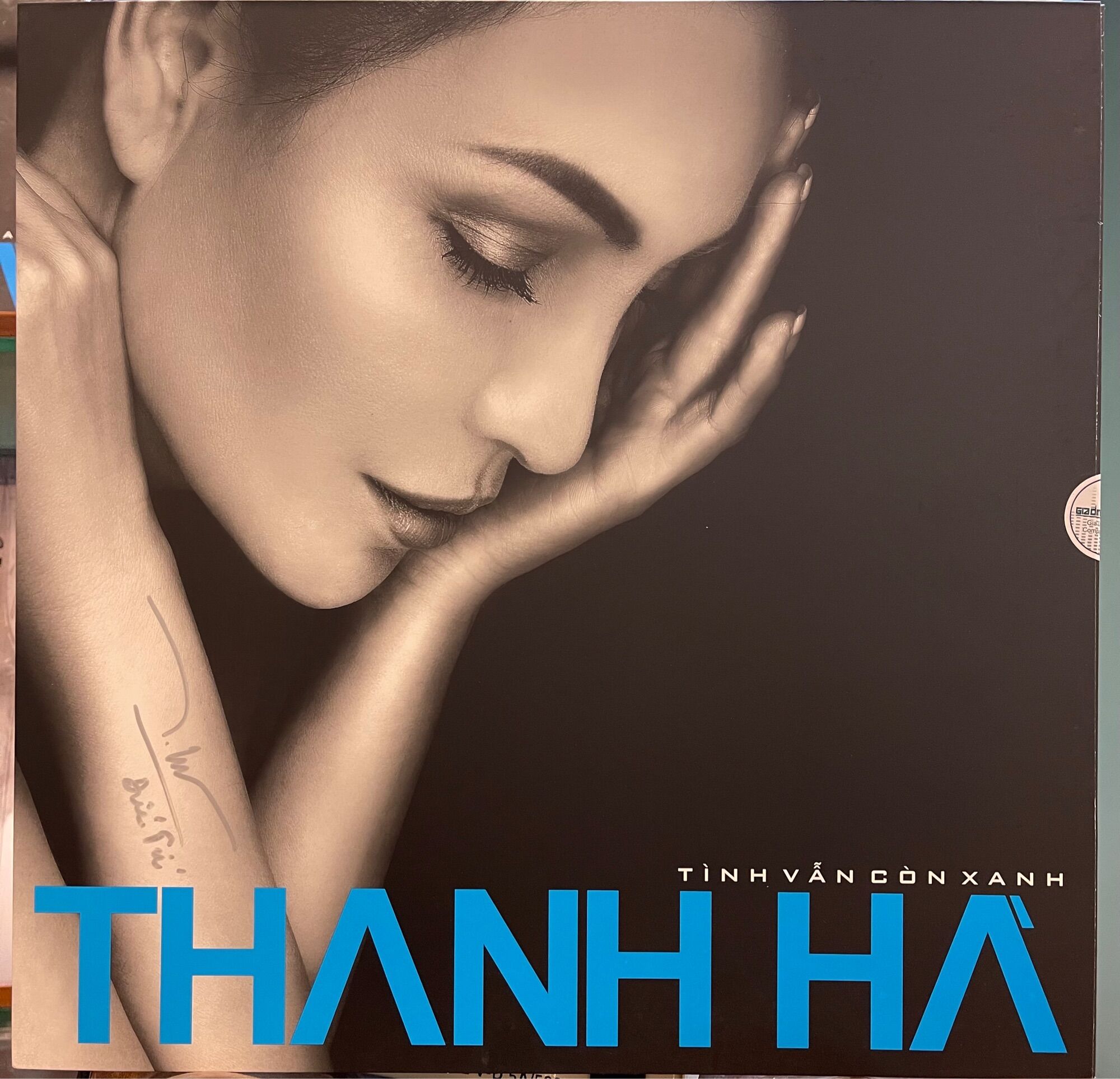 Đĩa than ca sĩ Thanh Hà chủ đề Tình xanh