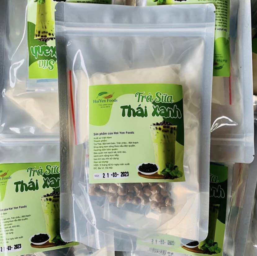 Set nguyên liệu trà sữa trân châu