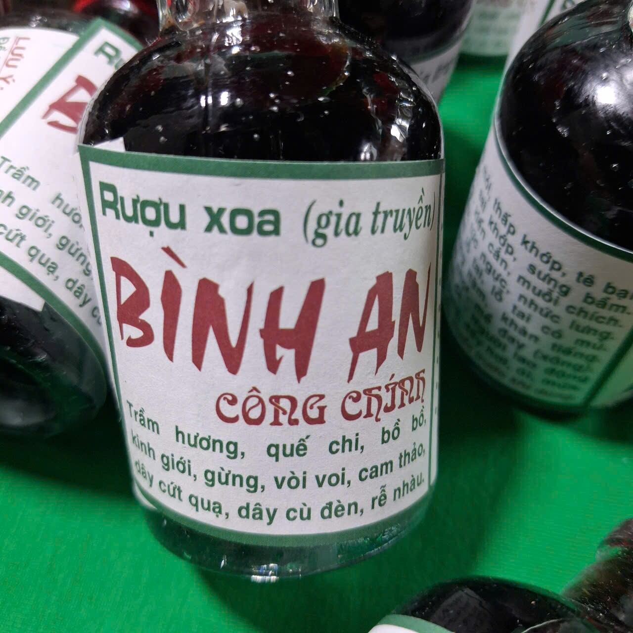  combo 5 chai dầu xoa bóp gia truyền BÌNH AN  chính hãng chai 30ml 