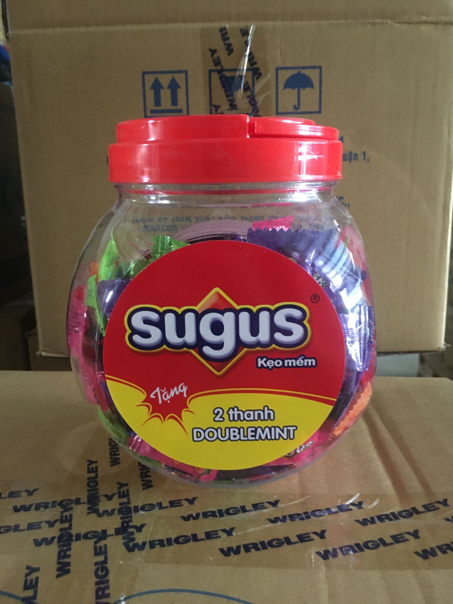 Sugus trái cây đủ vị tặng 2 thanh duoblemint