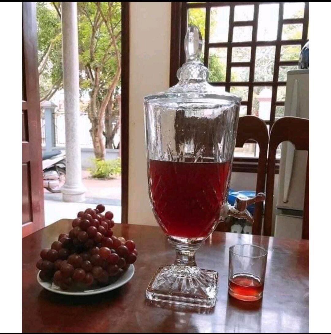 Bình thủy tinh 3lít có vòi