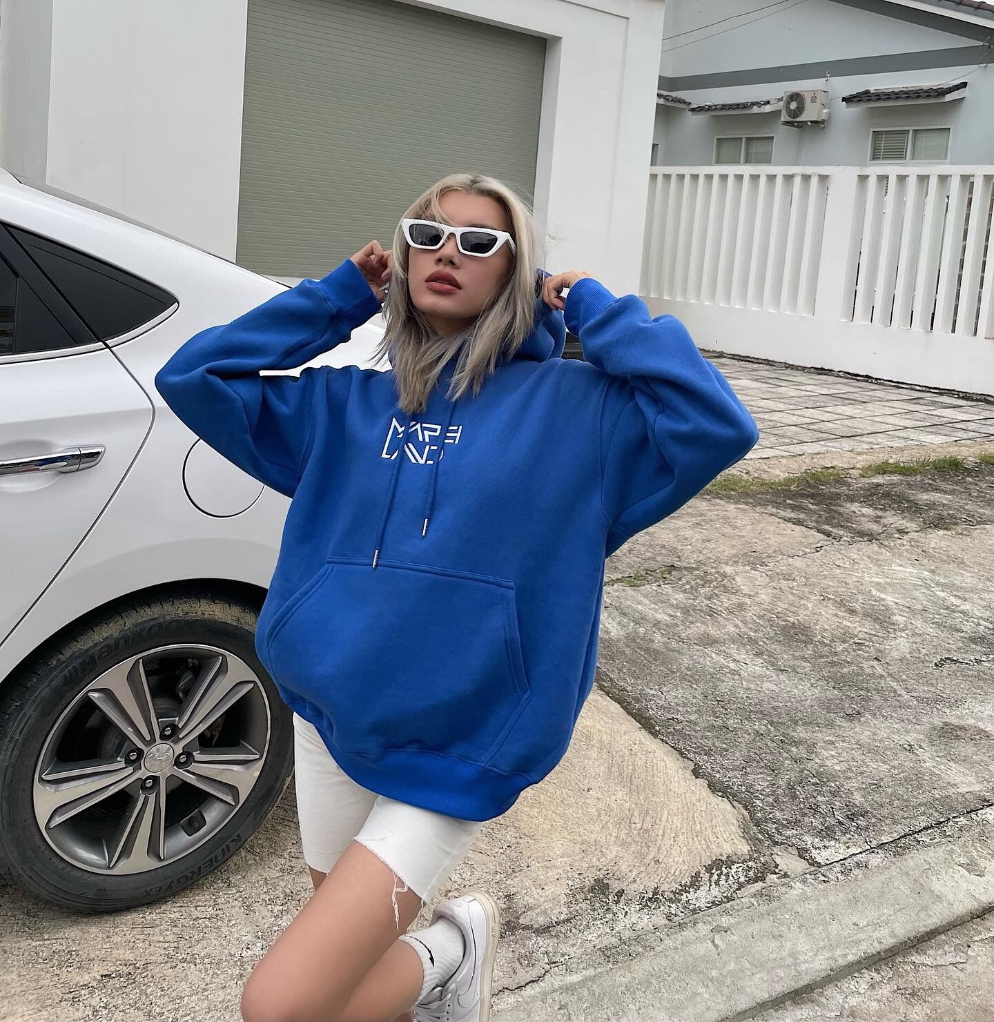 Hoodie marchland blue