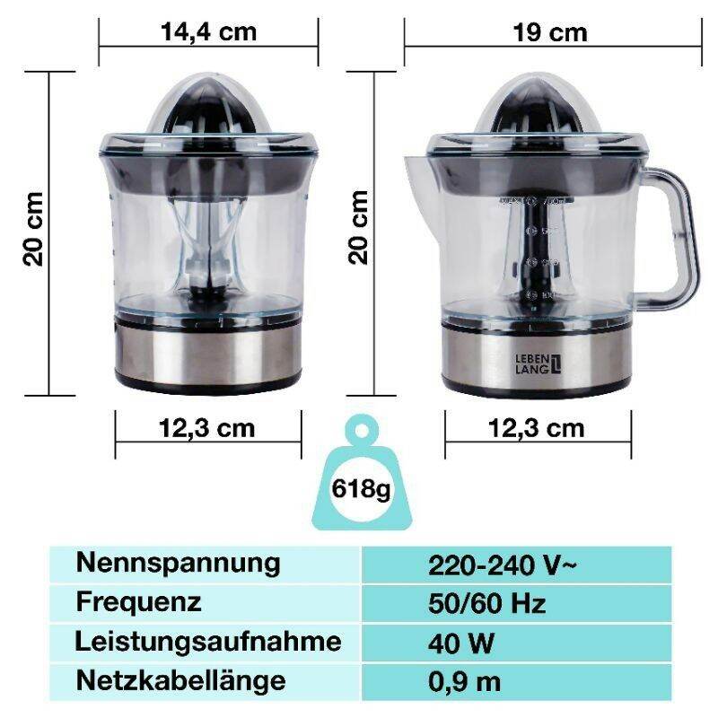 Máy vắt cam lebenlang 0.7l