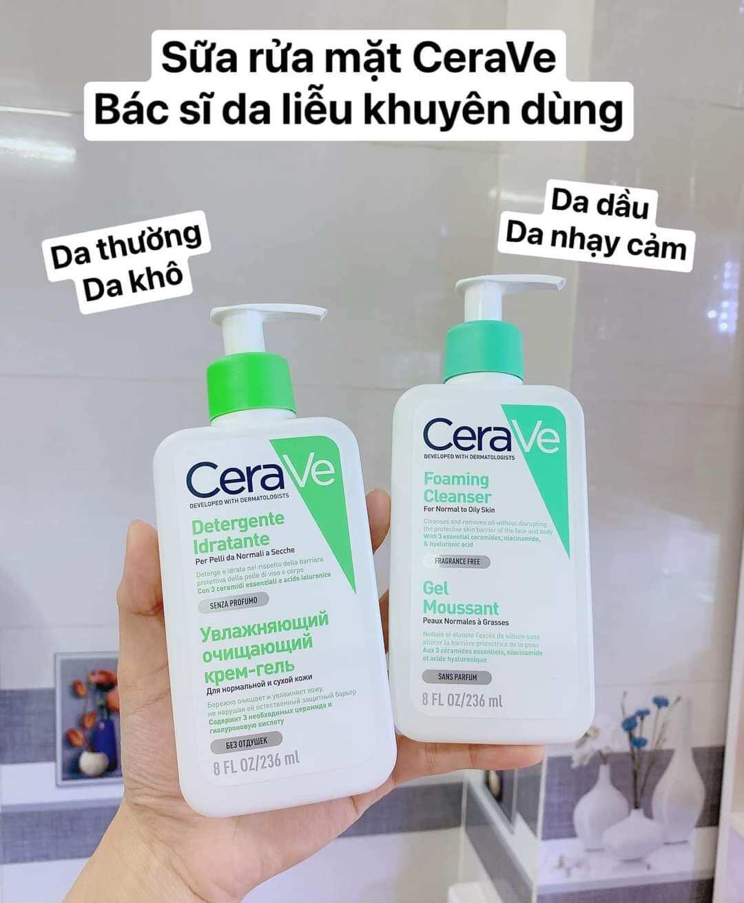 sữa rửa mặt Cerave 236ml