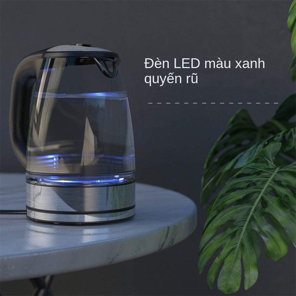 DEVISIB Electric Kettle Temperature Control 4Hours Keep Warm 2L Glass Tea Coffee Hot Water Boiler Food Grade 304 Stainless Steel