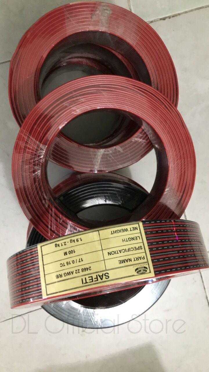 Dây loa nhà yến đỏ đen 17 tim - Thiết bị nhà yến chất lượng
