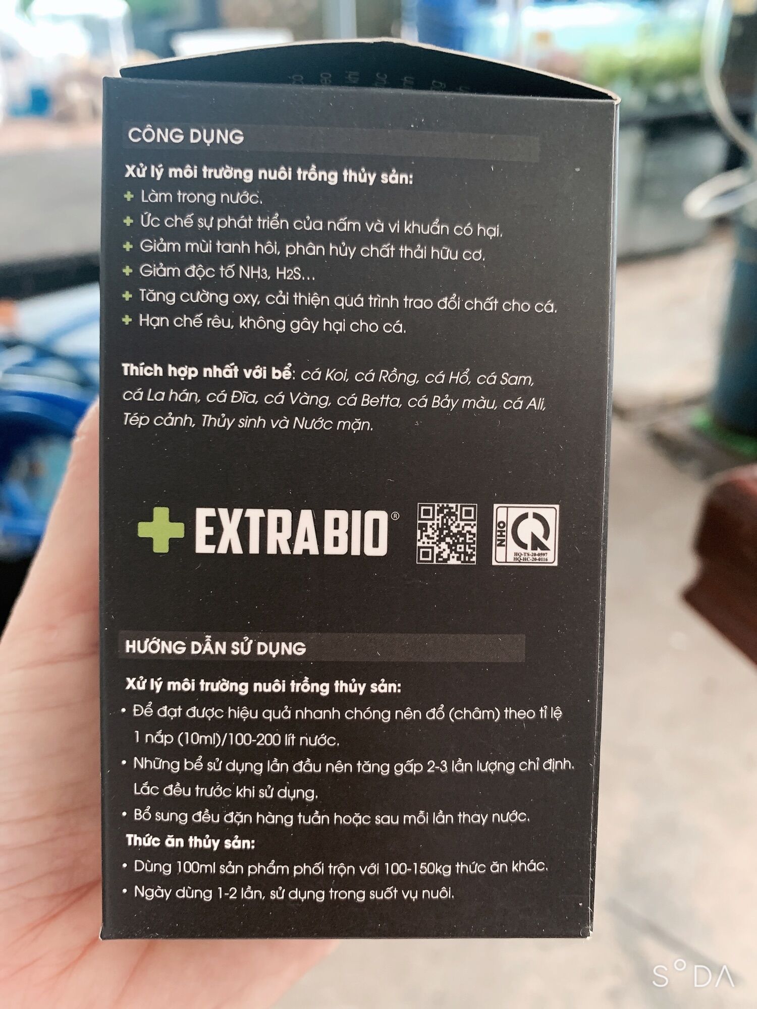 Extra Bio- Vi sinh làm trong nước