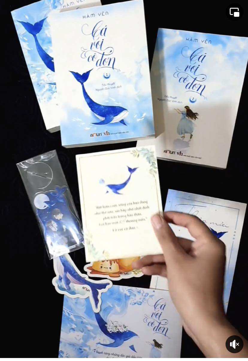 Sách Tiểu thuyết Cá Voi cô đơn (3 TẬP) - Hàm Yên