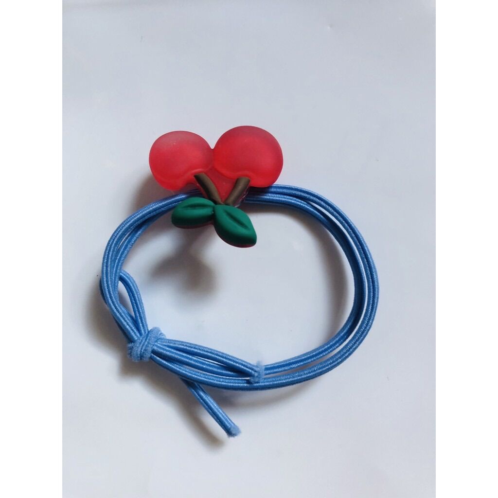 🌈Tồn Kho_ Sỉ 100 Sợi dây Cột Tóc CHERRY Dễ thương