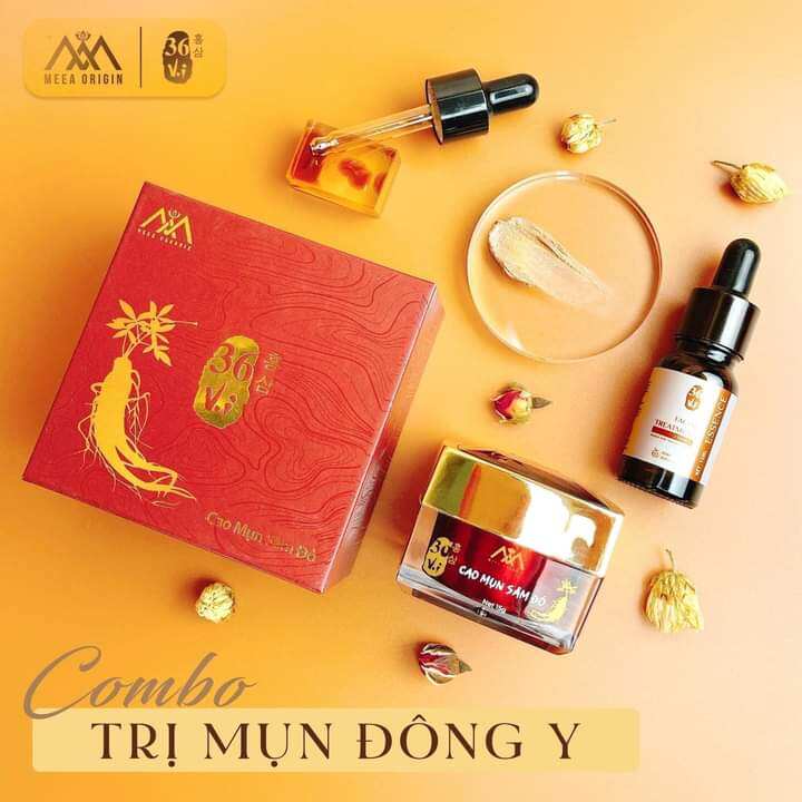 COMBO CAO SÂM MỤN ĐỎ VÀ SERUM HUYẾT THANH