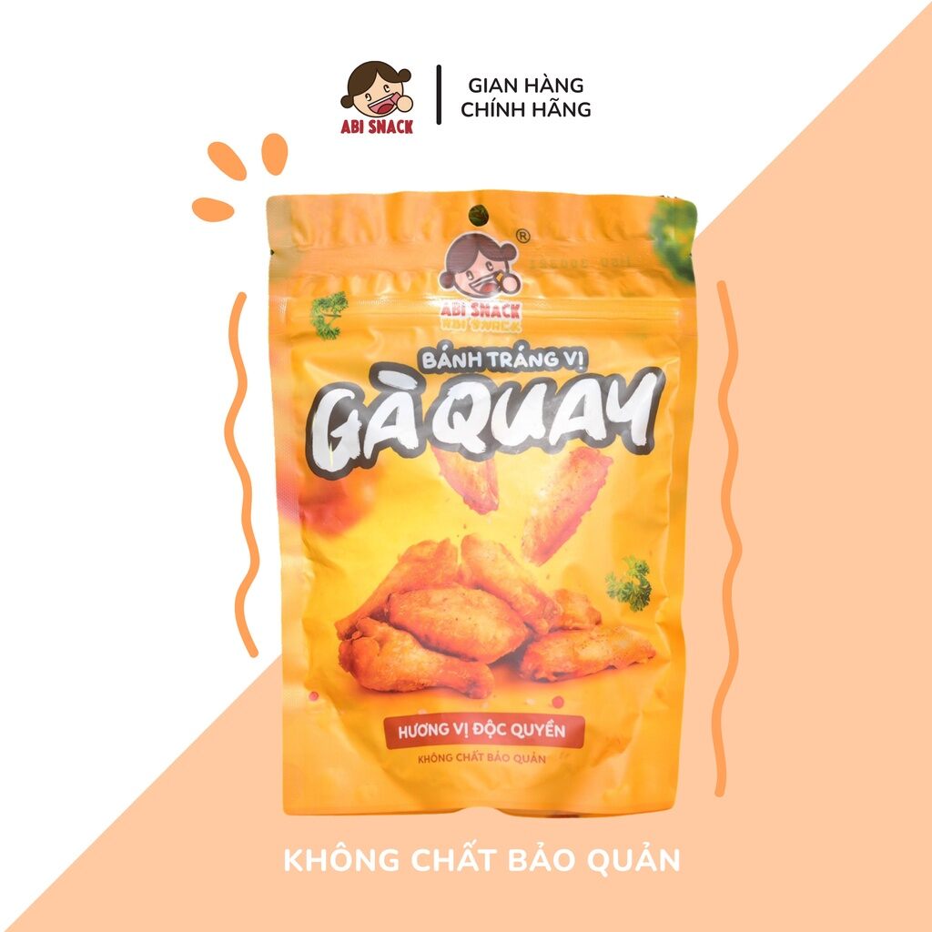 BÁNH TRÁNG GÀ QUAY ABI SNACK