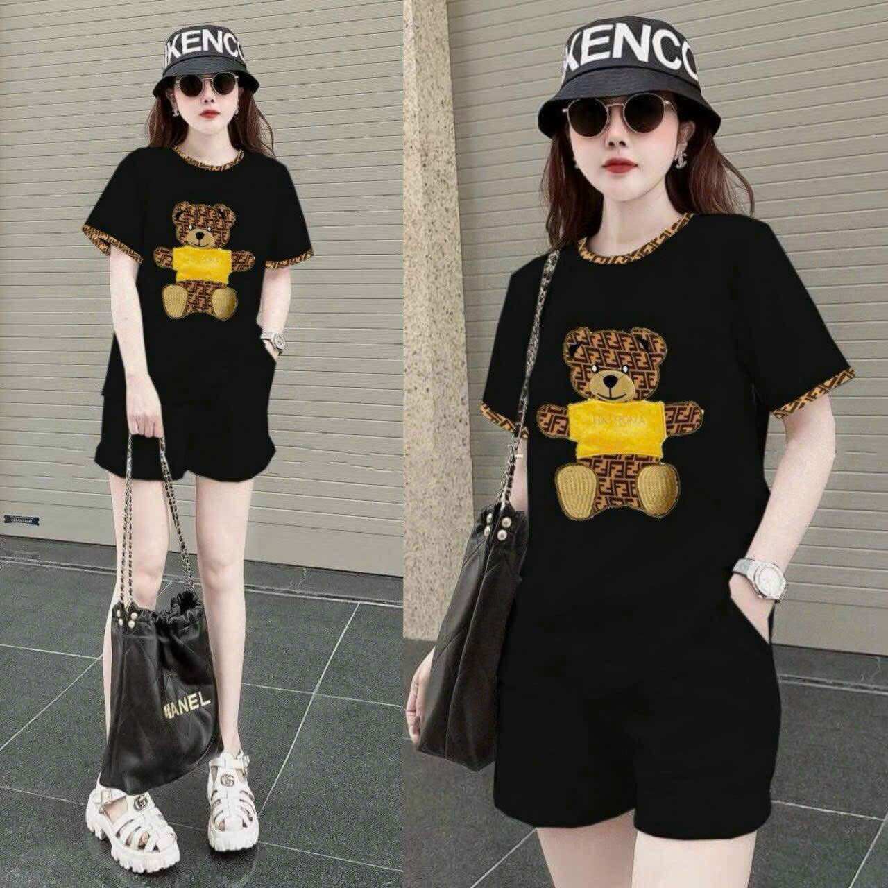 SÉT BỘ SHORT COTTON THÊU CAO CẤP