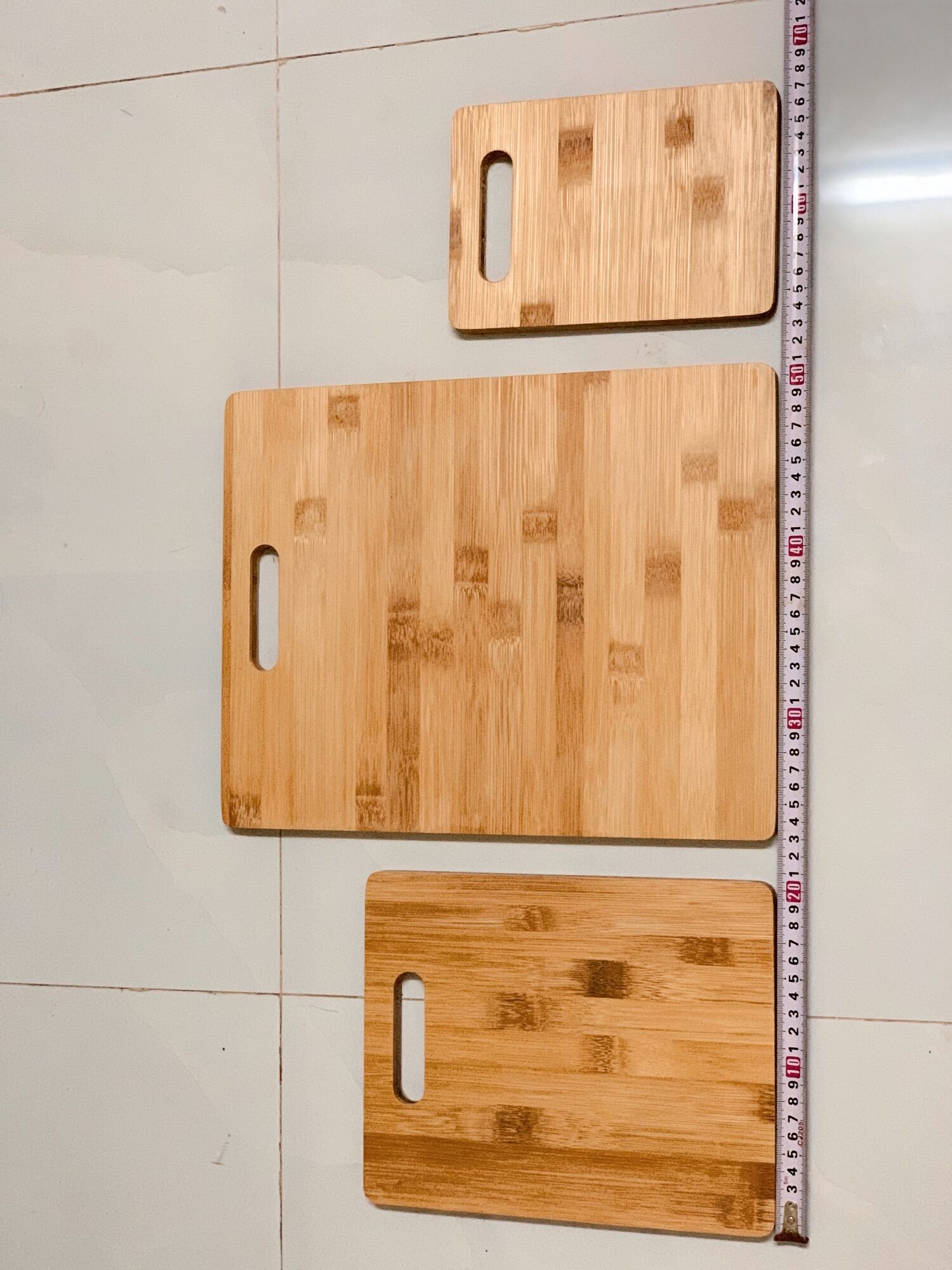 Bộ 3 chiếc thớt tre