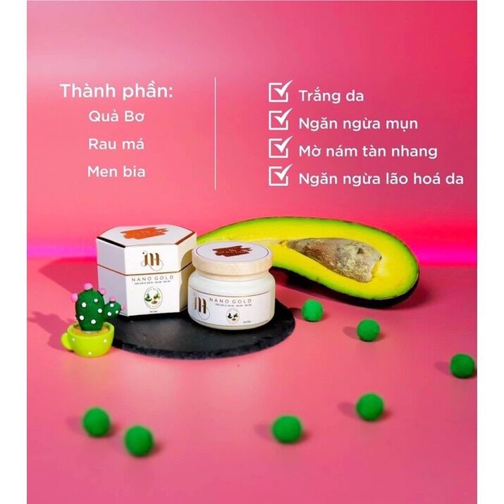 Mặt nạ bơ cấy trắng da