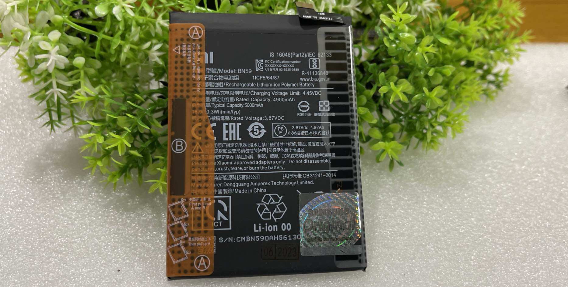 Pin xiaomi redmi bn59 / note 10 4g /redmi note 10s 4g zin mới, thay pin cho điện thoại xiaomi redmi note 10-4g,redmi note 10s-4g hàng chuẩn giá tốt