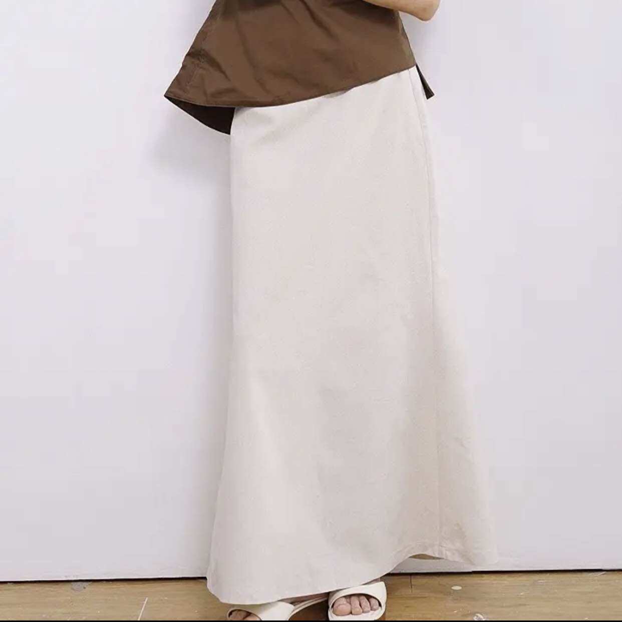 DOB - Chân váy linen dài Bim