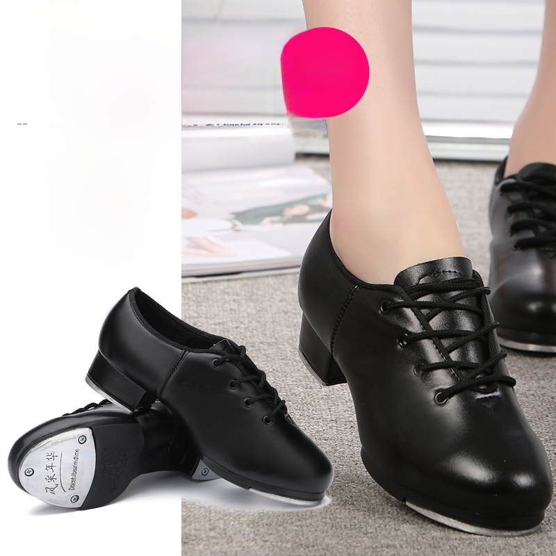 Giày Nhảy Tap Tap Đế Mềm Unisex Giày Nhảy Tap Tap Dành Cho Nam Và Nữ Giày Nhảy Tap Tap Có Dây Cho Tr