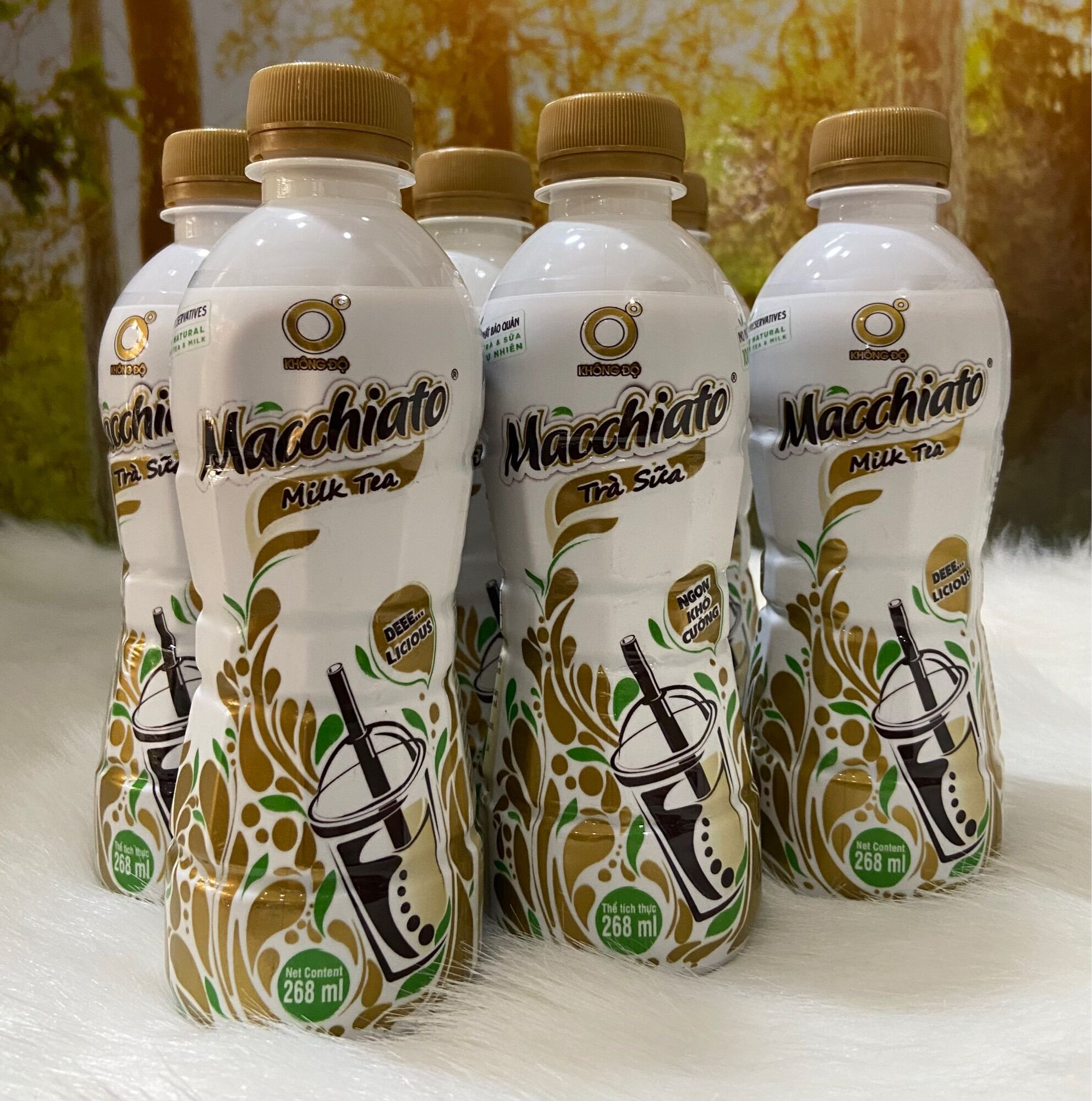 Lốc 6 chai trà sữa macchiato /chai 268ml