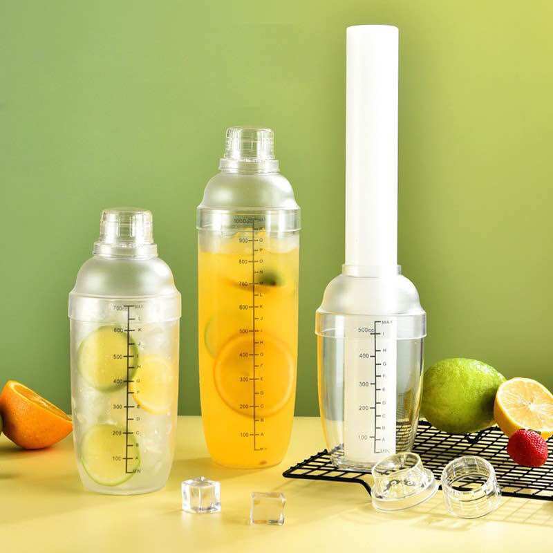 Bộ bình lắc shaker làm trà chanh giã tay 700ml, 1000ml chuyên dùng trong pha chế