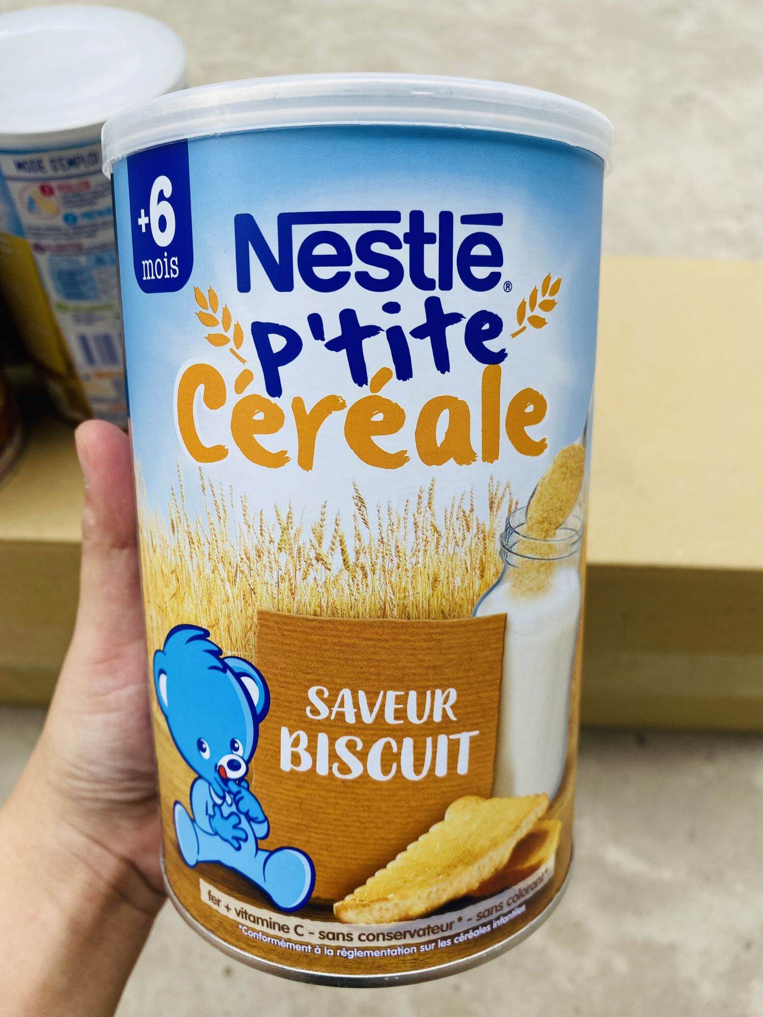 Bột ngũ cốc lắc sữa Nestle cho bé từ 6m