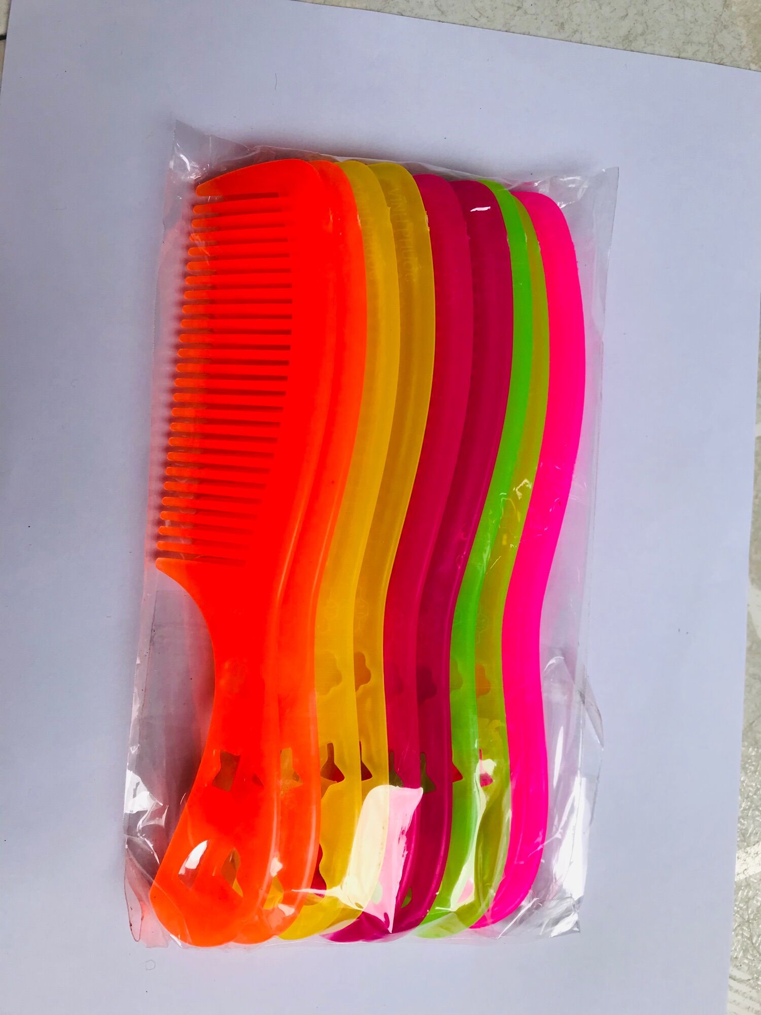 ⭐️⭐️ Set 10 Cái lược CÁN TIM- NGÔI SAO (Dài 19cm)