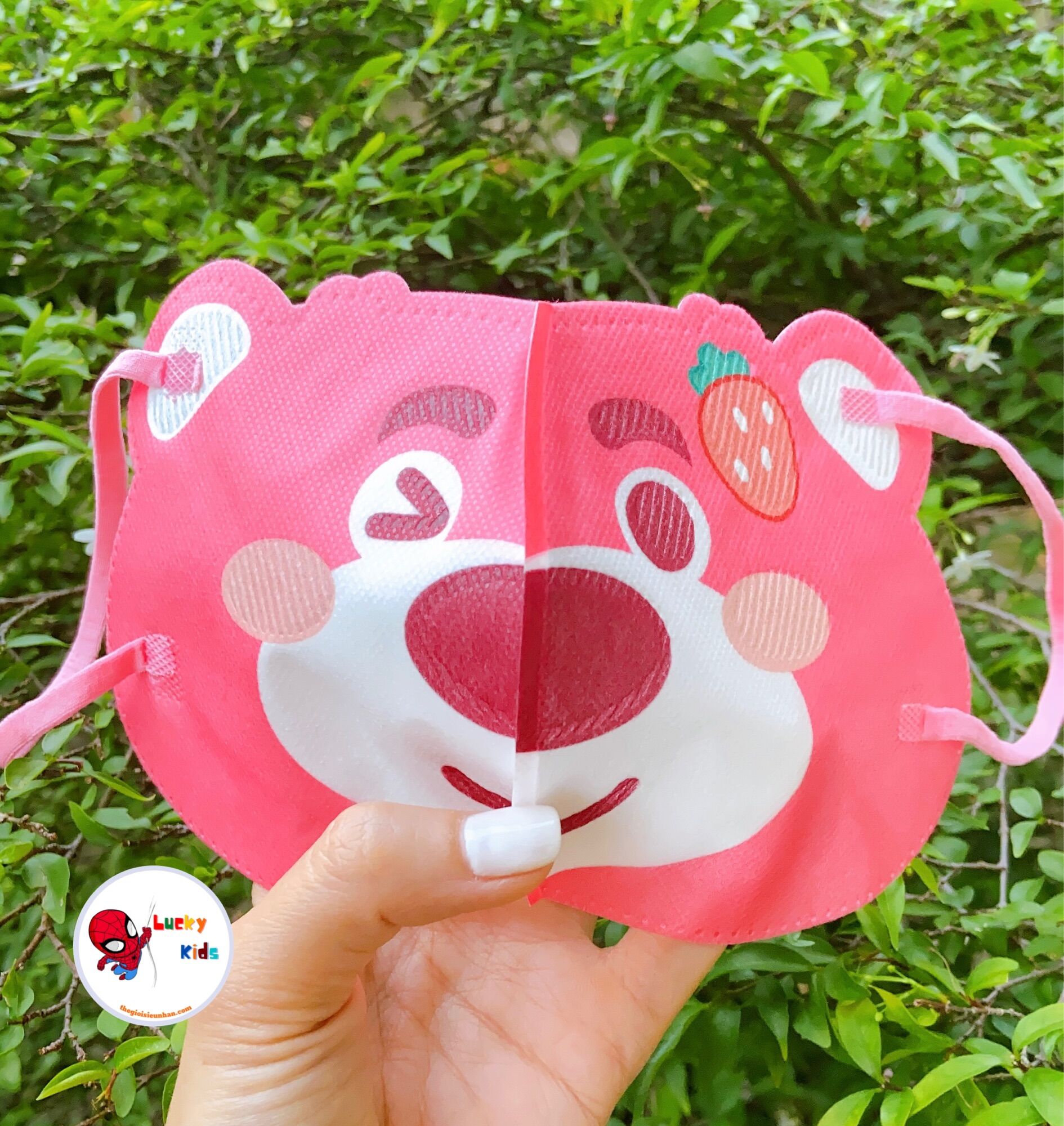 TÚI 10c KHẤU TRANG SIÊU NHÂN KITTY