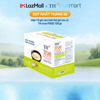 Hộp 10 gói Cháo tươi thịt gà rau củ TH true Food 150 g (150 g x 10 gói)