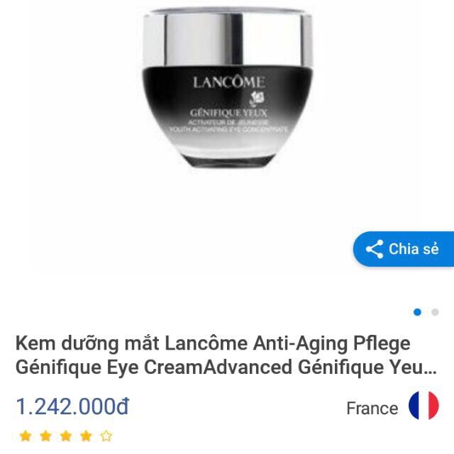 🔥Kem Dưỡng Trẻ Hóa Da Vùng Mắt Lancome - 15𝒎𝒍 🔥