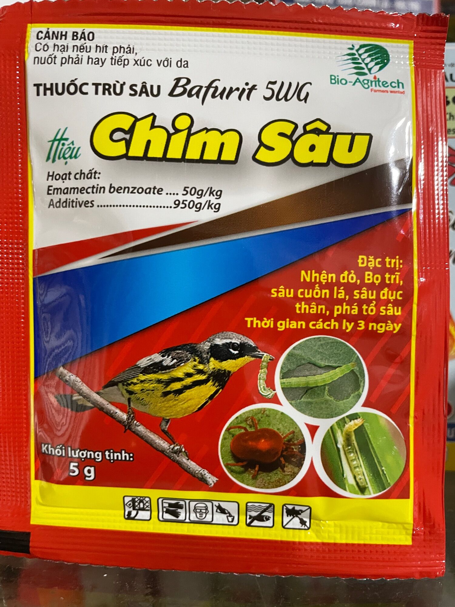 Sản phẩm trừ sâu sinh học hiệu Chim Sâu: Trừ sâu xanh, sâu tơ, sâu cuốn lá, sâu đục thân, sâu đục quả  trên cây trồng