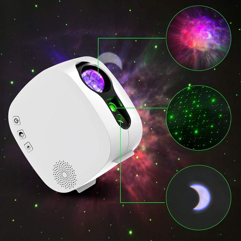 Đèn thiên hà V2 galaxy 2021 Kết hợp loa Bluetooth( Đèn nền thiên hà V2 )