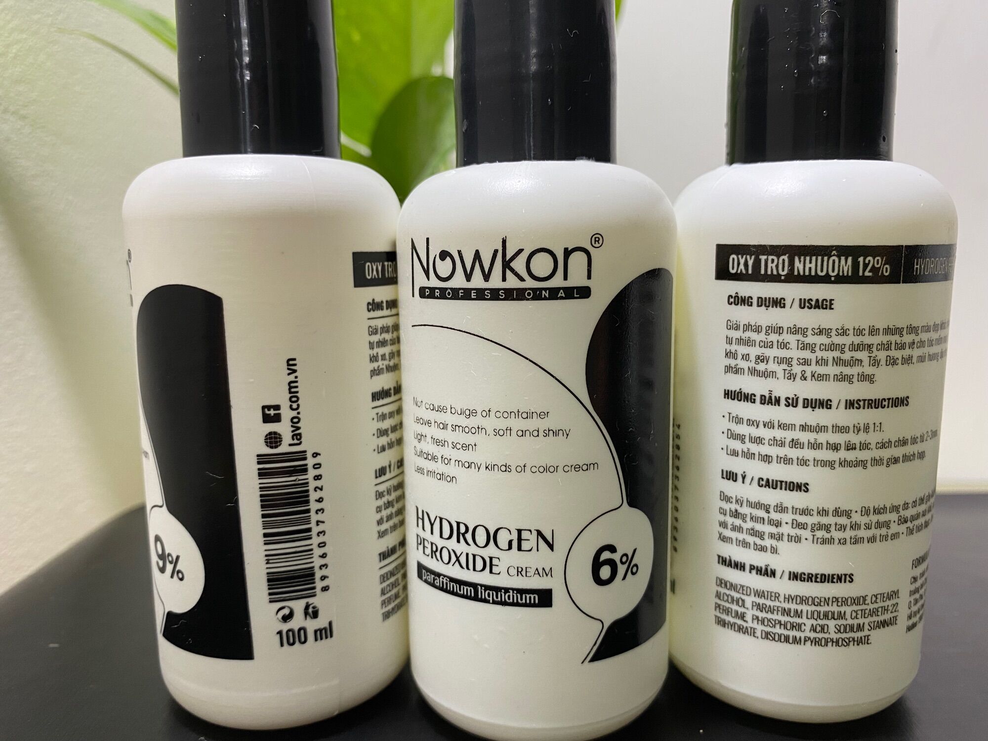 Oxy trợ nhuộm Nowkon (Lavox) 100ml