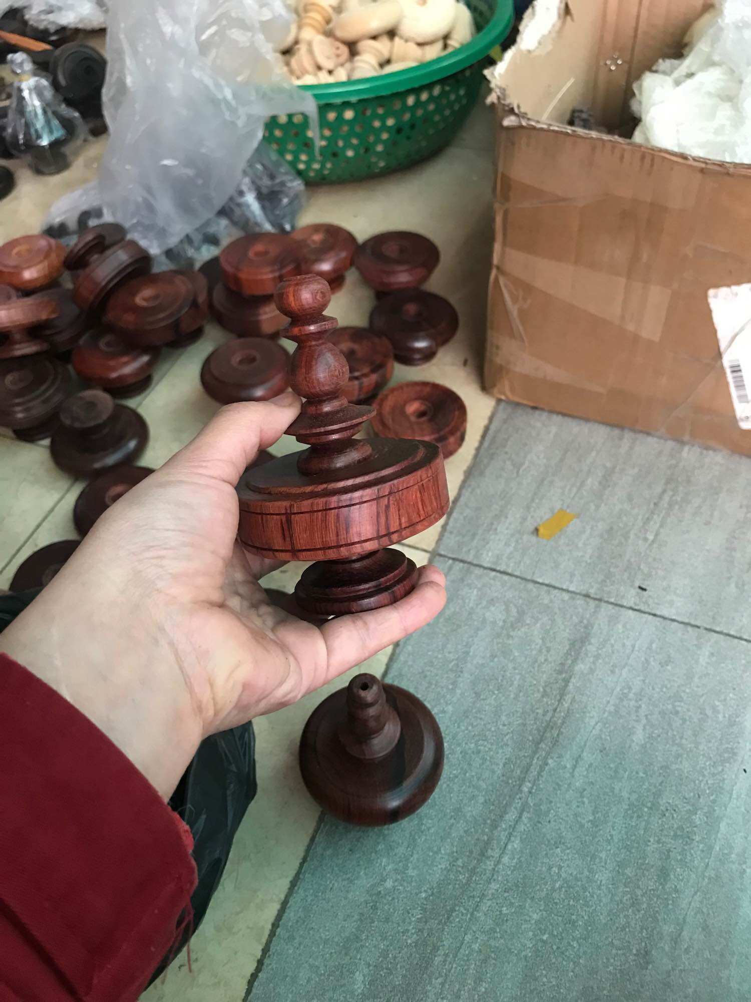 Nậm gỗ cẩm , phụ kiện lồng chim chào mào